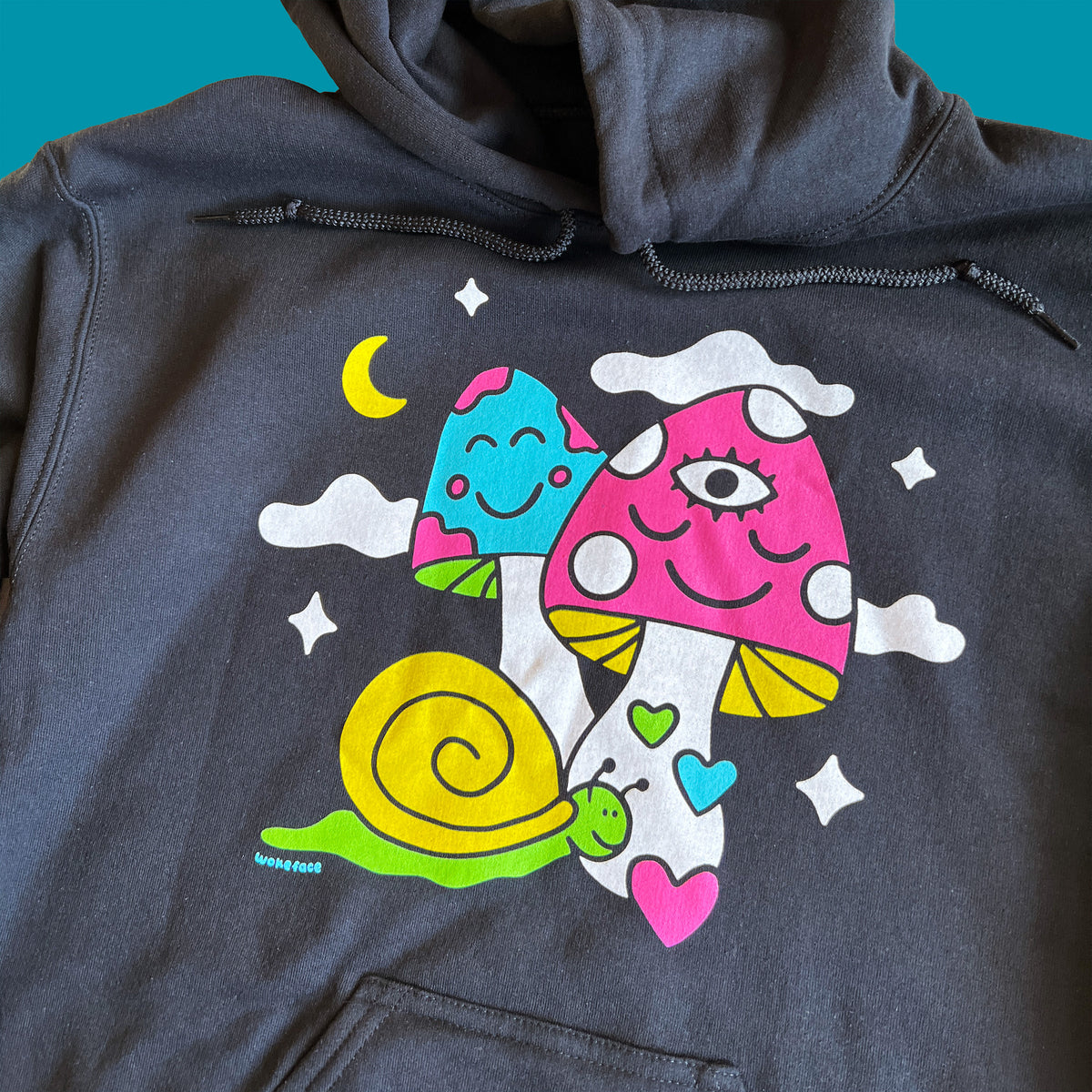 Cosmic Mushrooms Pullover Hoodie – Wokeface Cosmic Mushrooms Pullover Hoodie – Wokeface