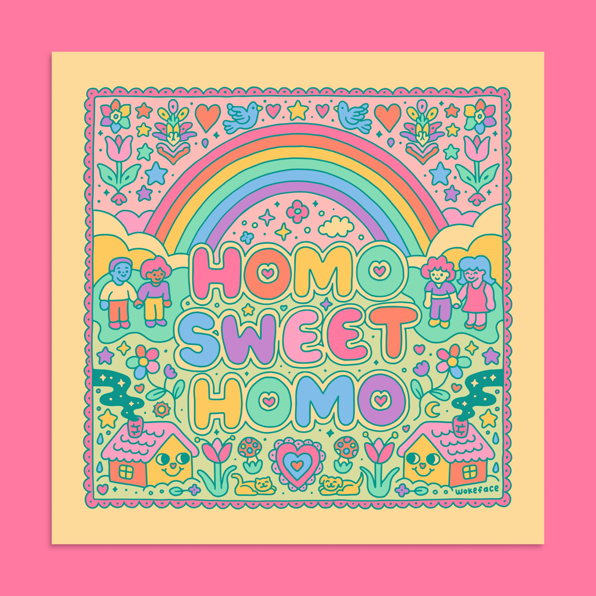Homo Sweet Homo Print