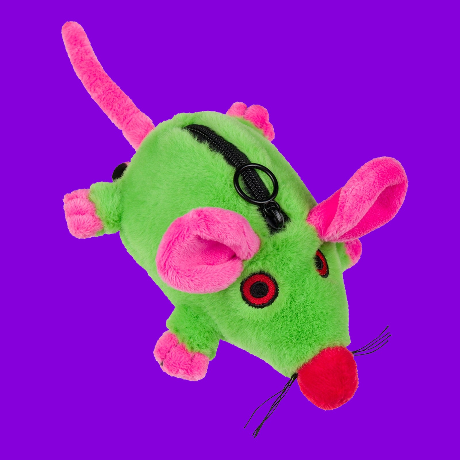 Rat Plush Keychain Pouch
