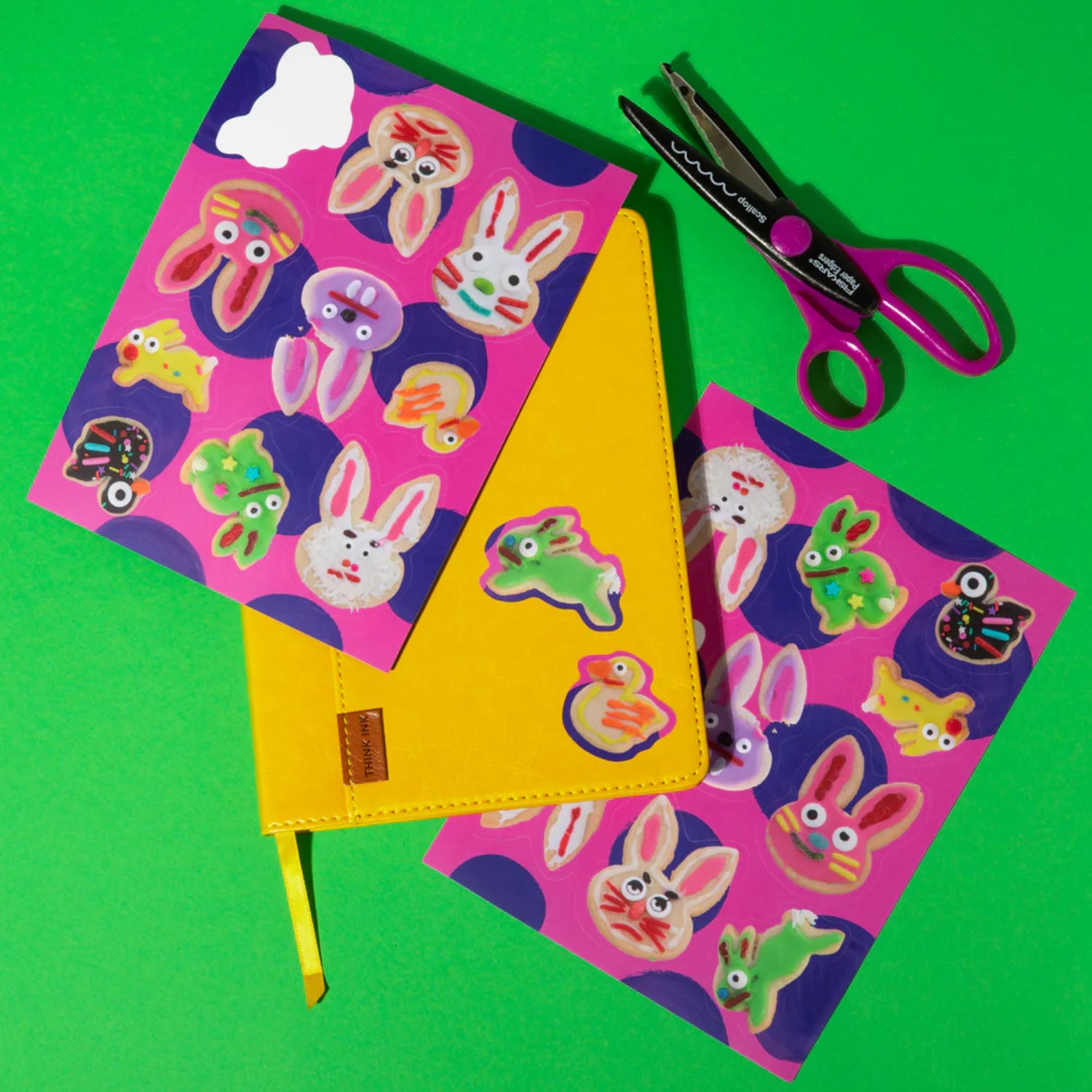 Springtime Cookies Sticker Sheet