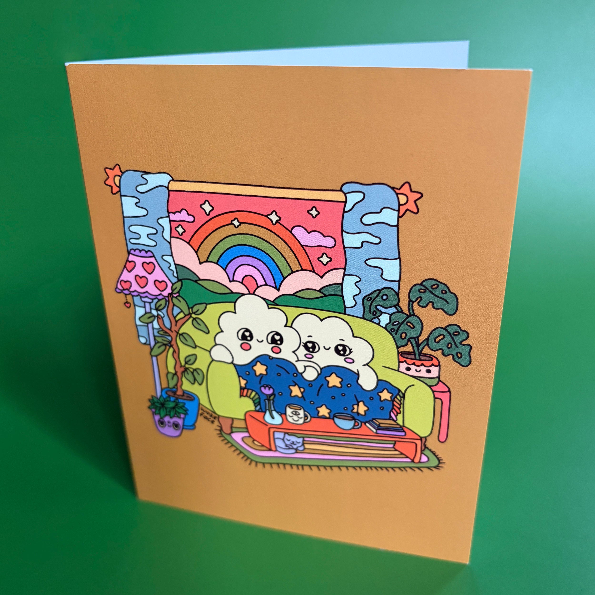 Cozy Clouds Greeting Card