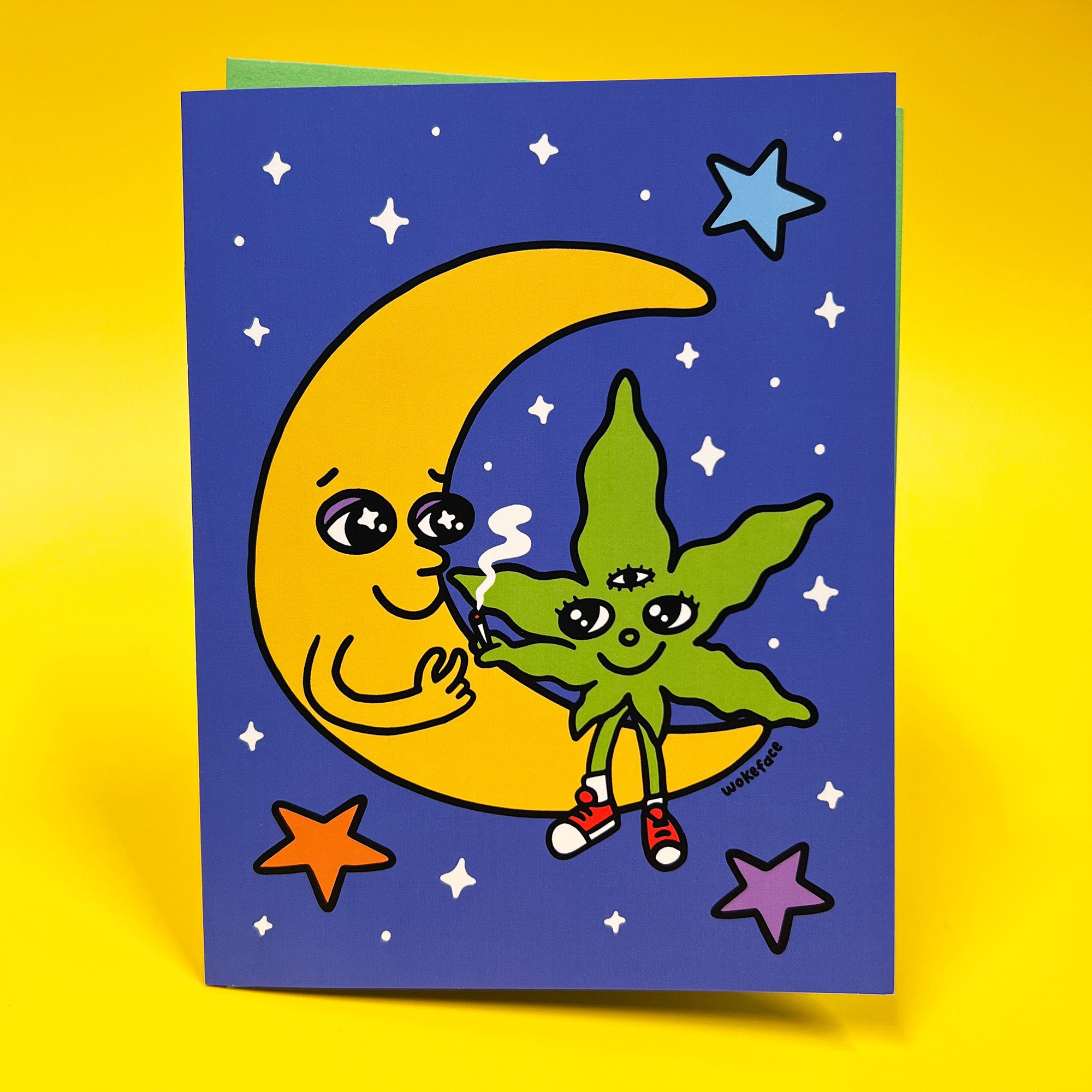 Toke Moon Greeting Card