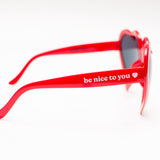 Gafas de sol de corazón