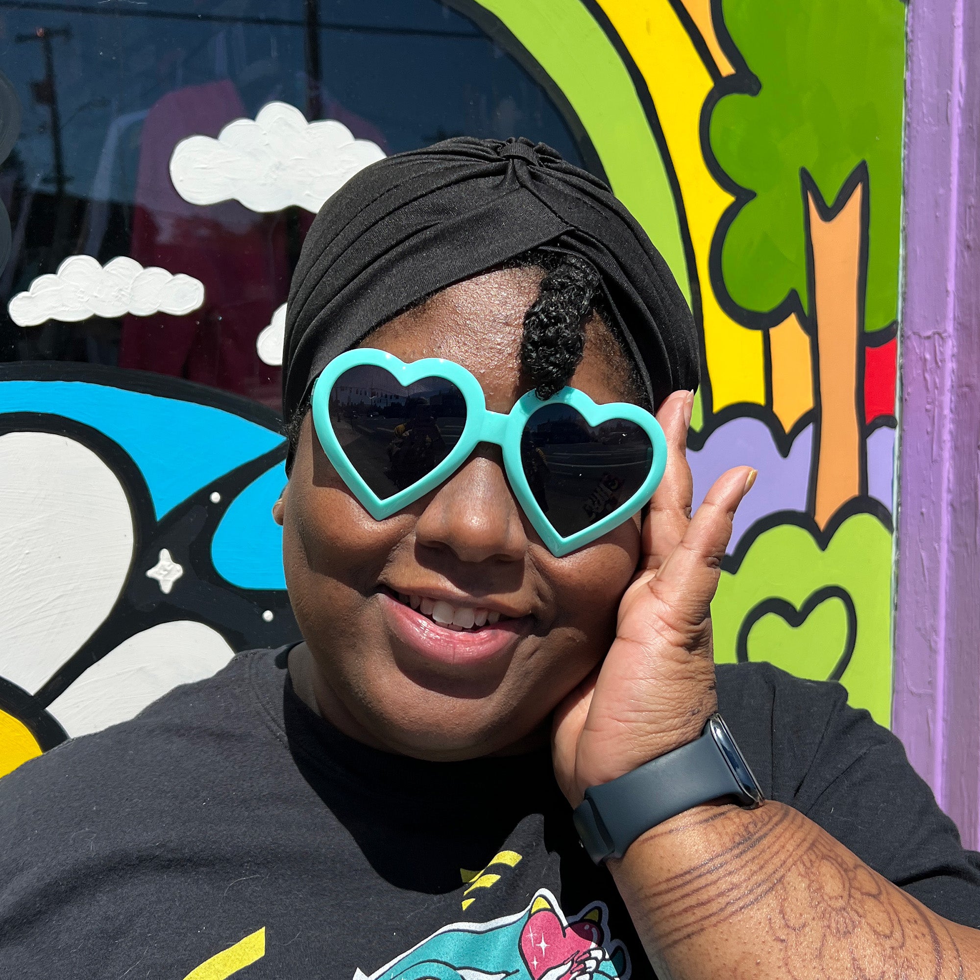 Gafas de sol de corazón
