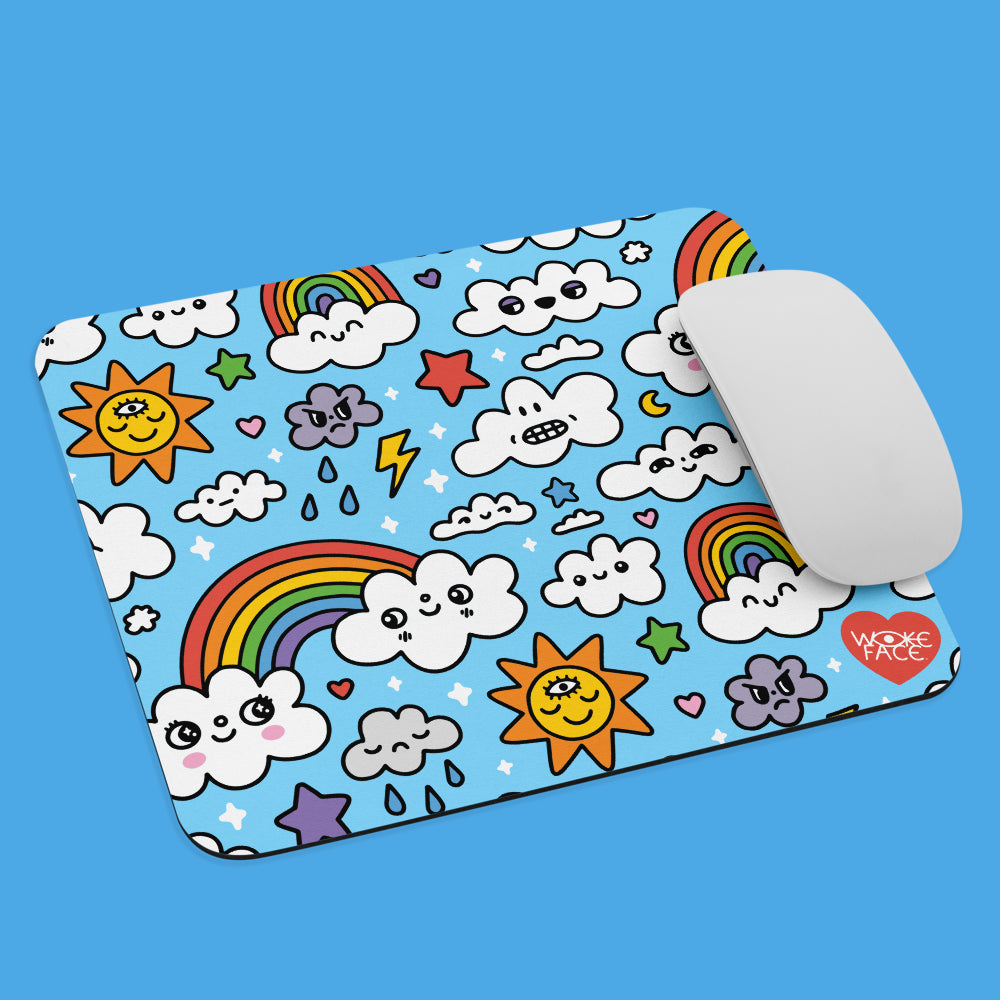 Alfombrilla de ratón Nubes grises