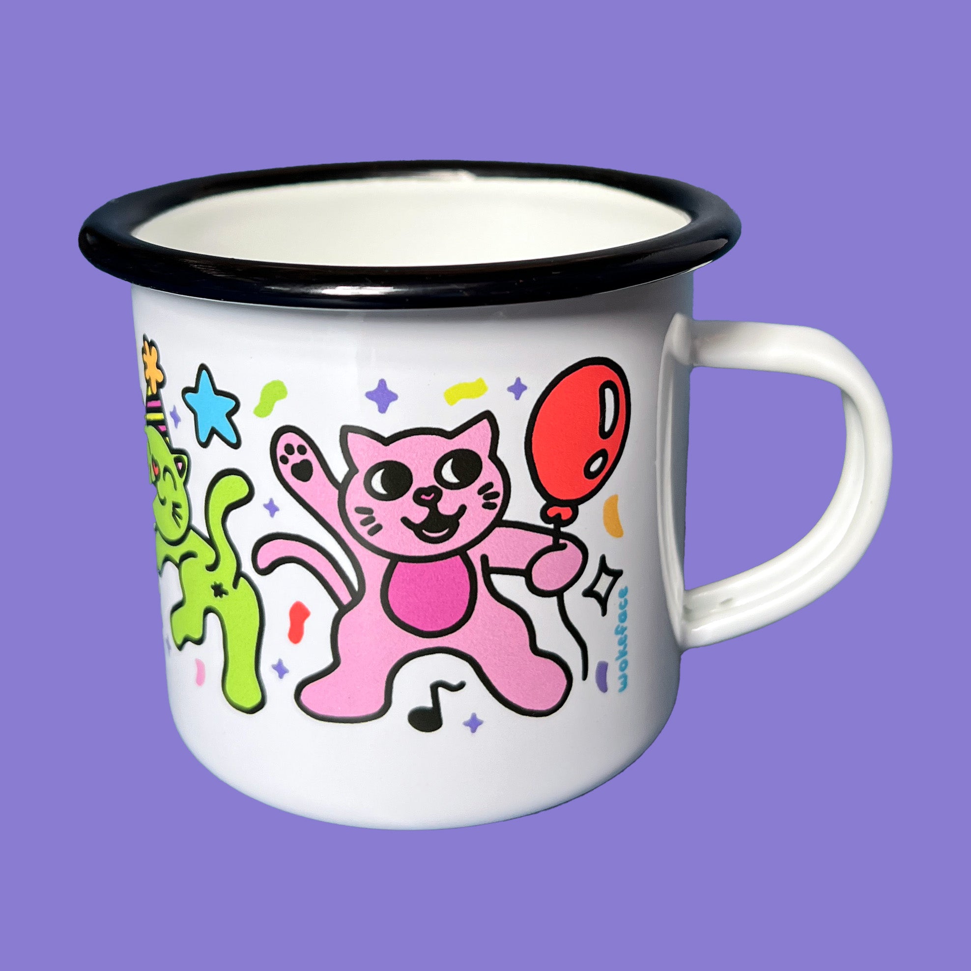 Disco Cats Pawty Camp Mug