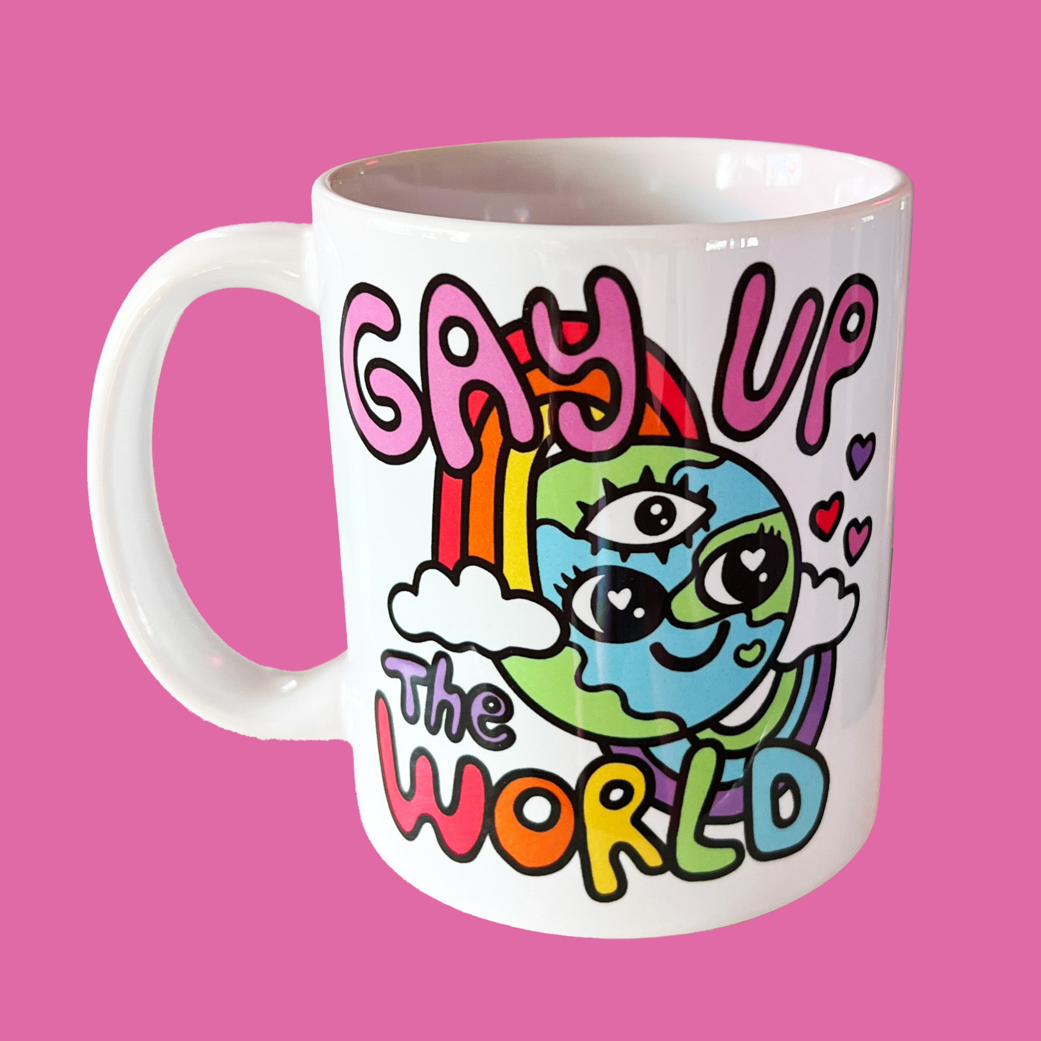 Gay Up the World Mug