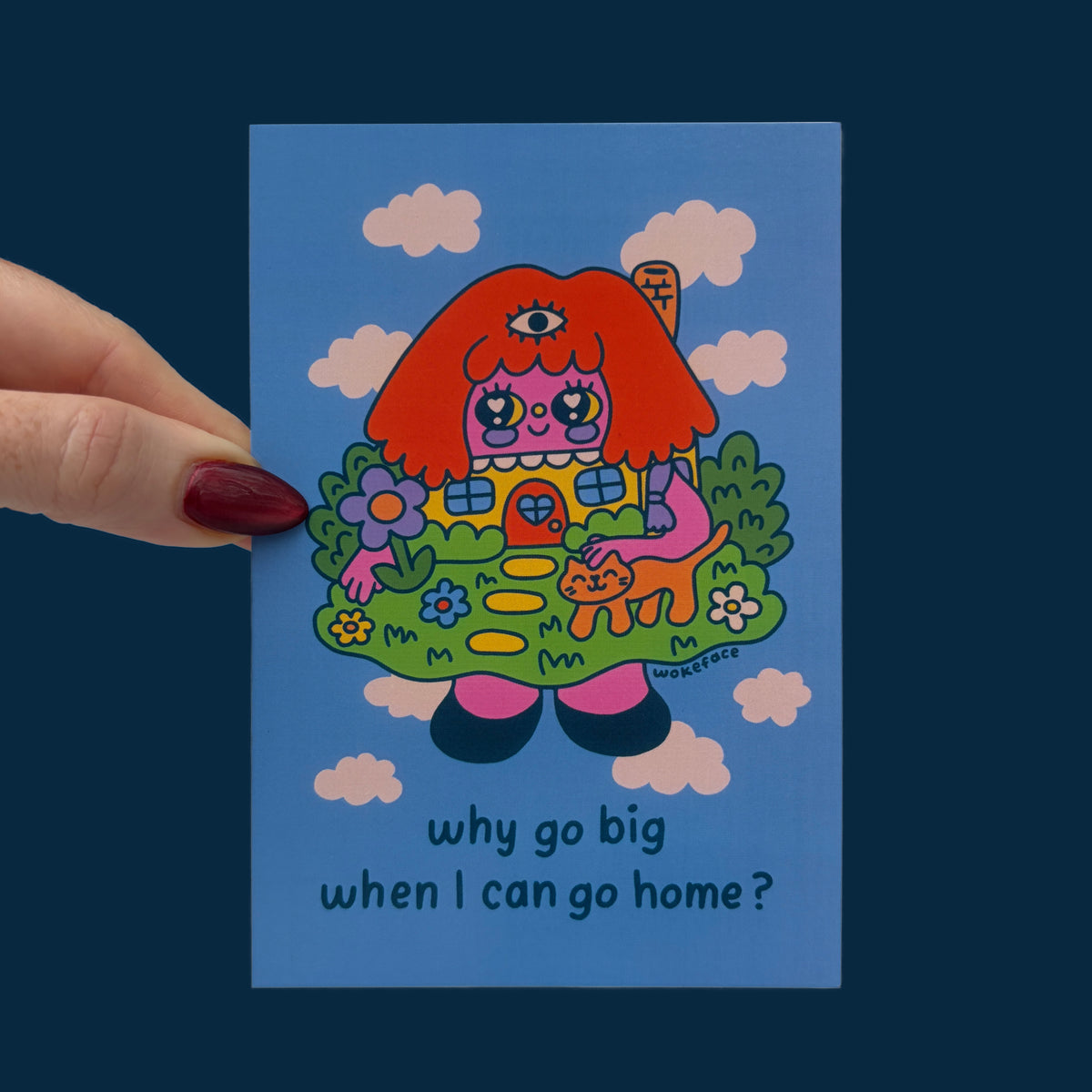 Go Big or Go Home? Postcard