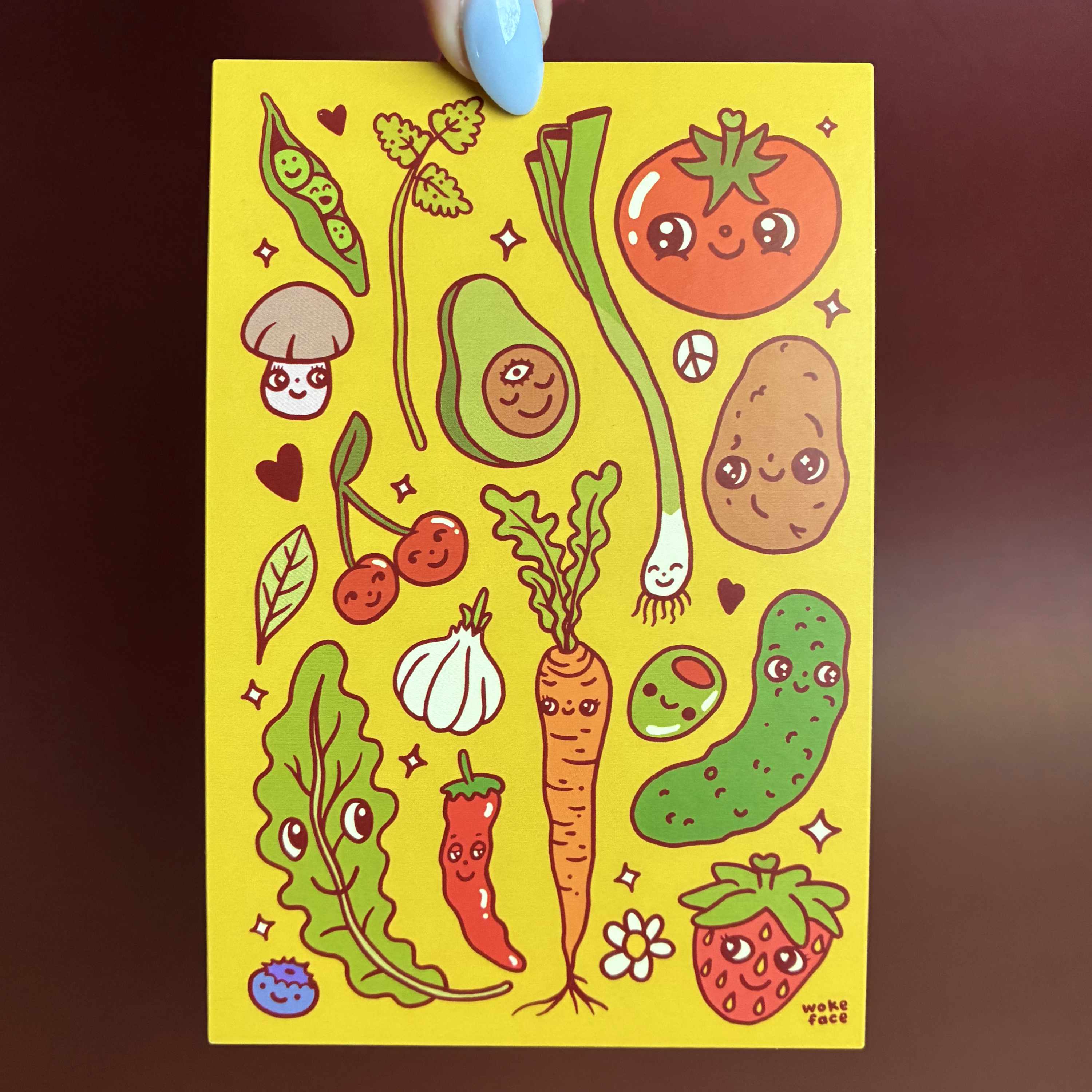 Vegetables Postcard