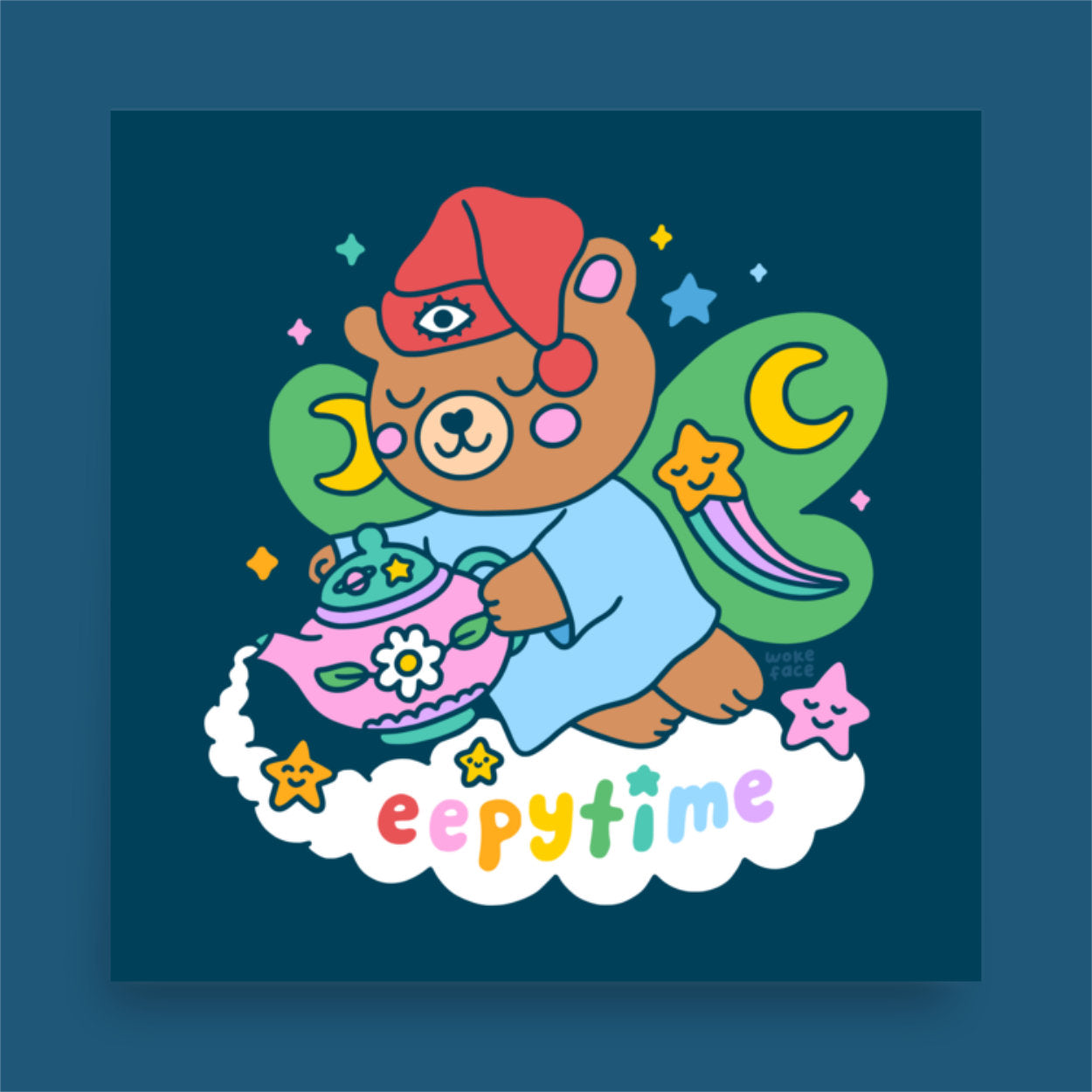 Oso Eepytime con estampado