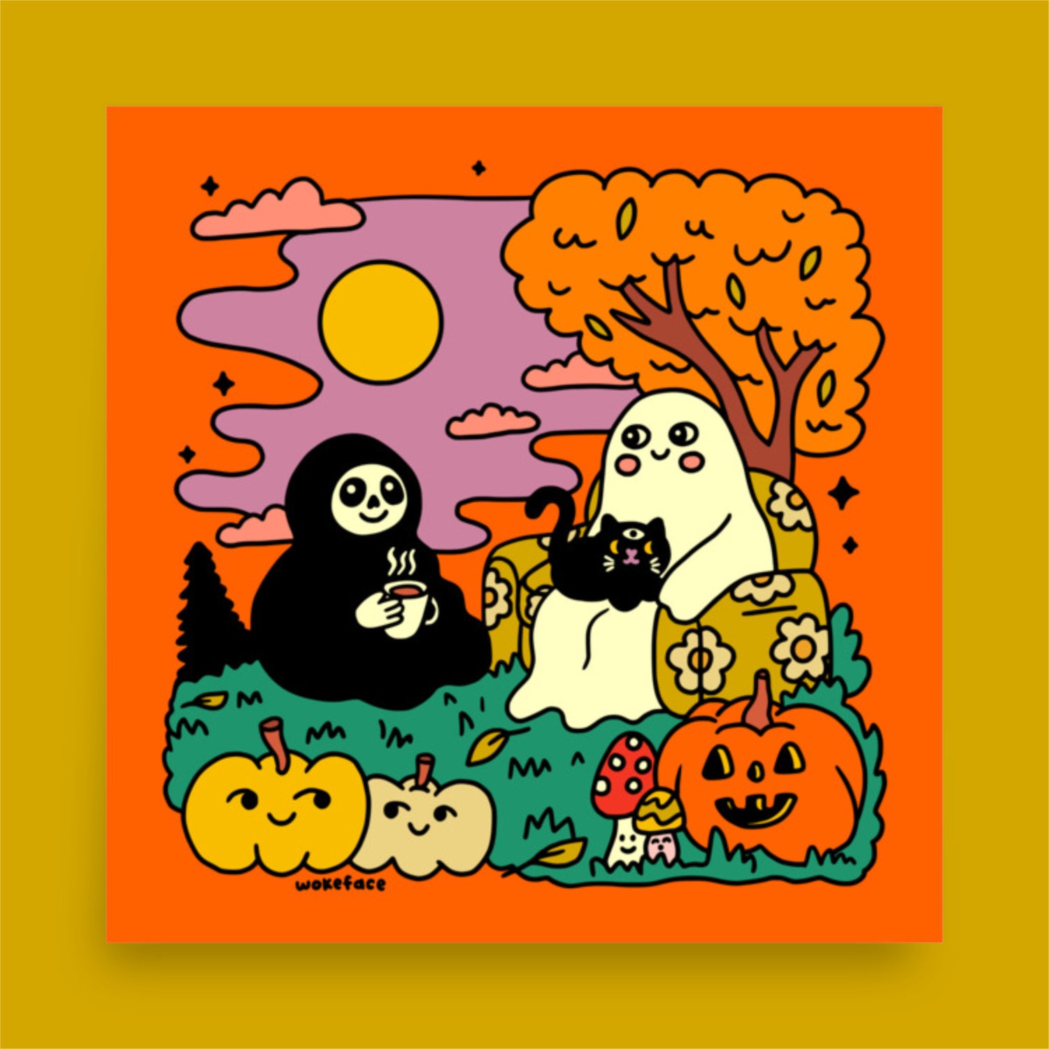 Ghoul Picnic Print