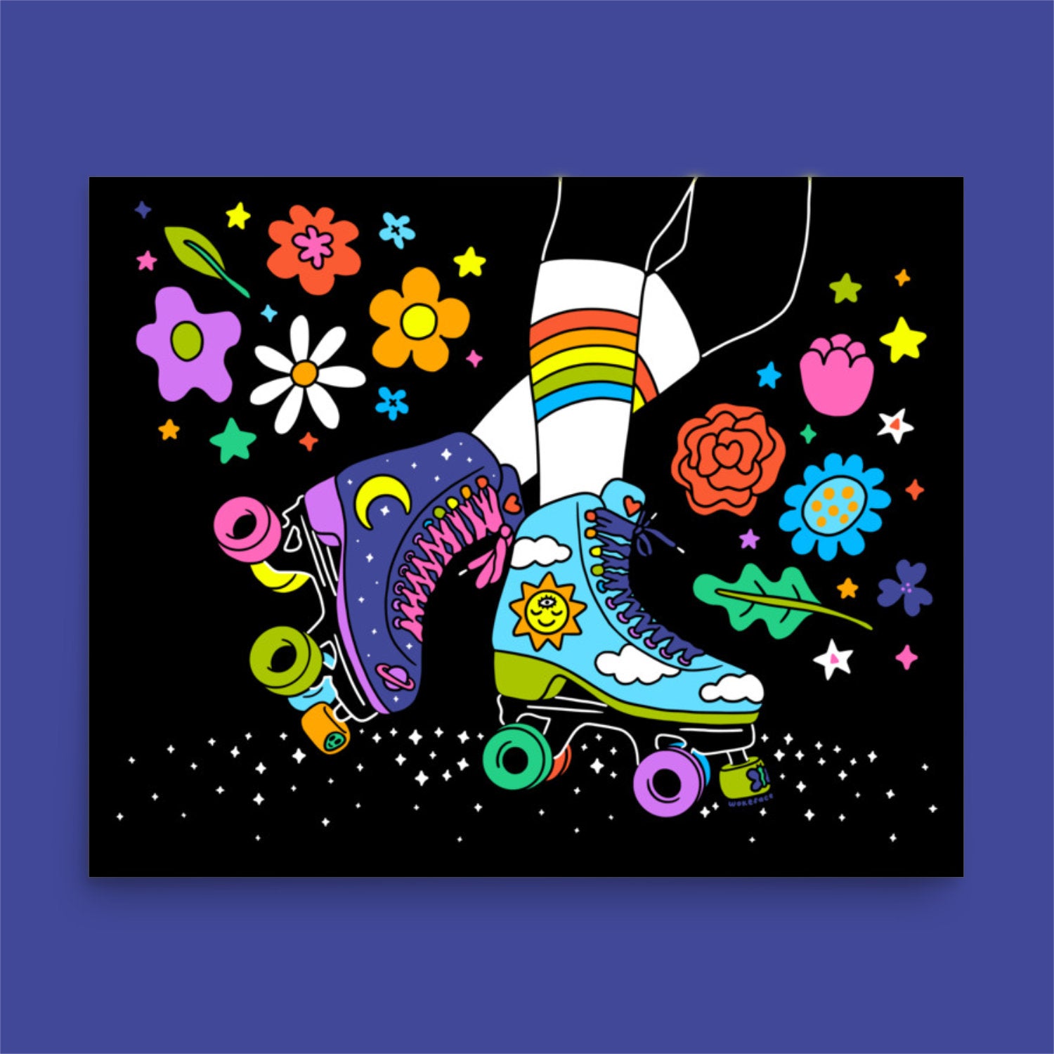 Estampado de patines