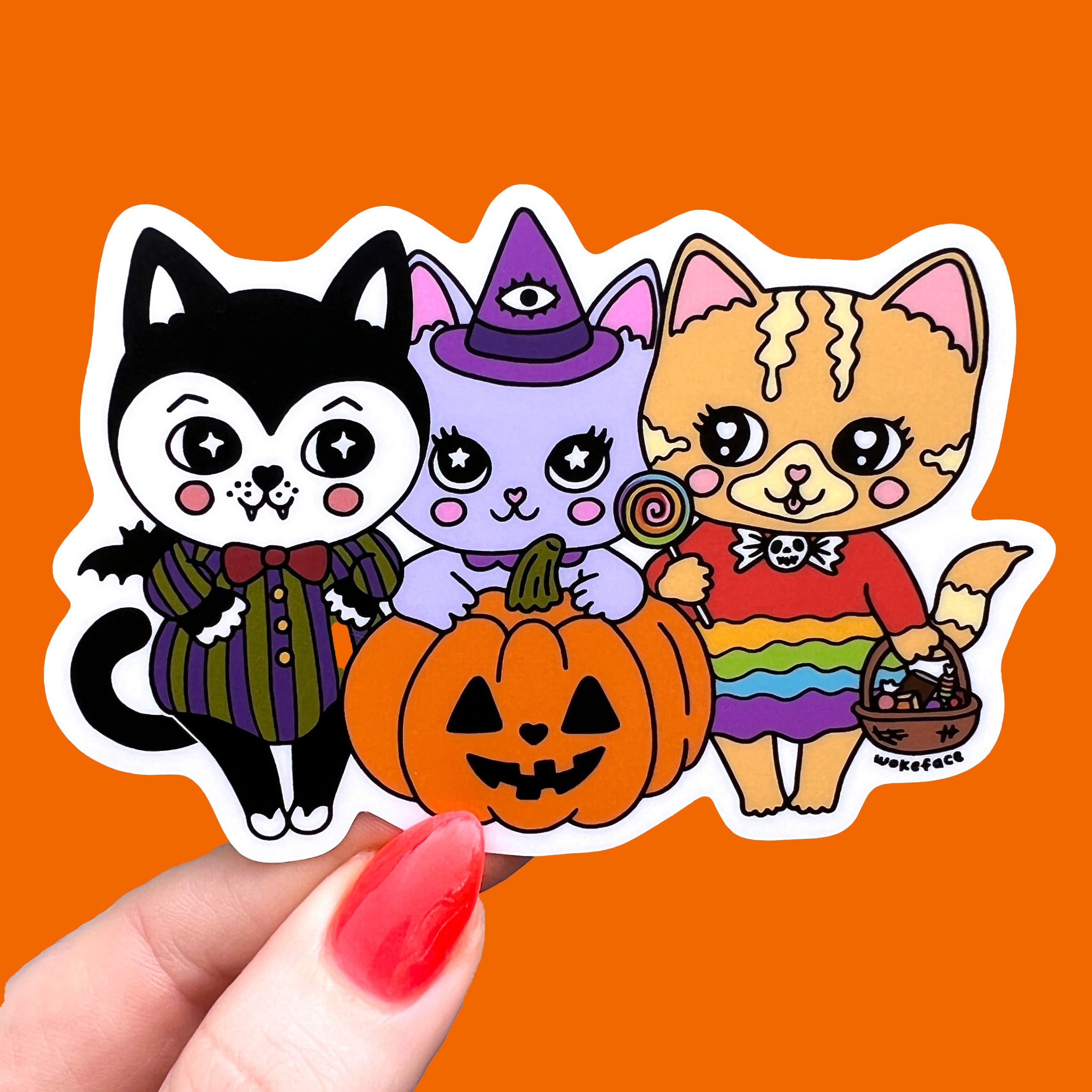 Halloween Cats Sticker