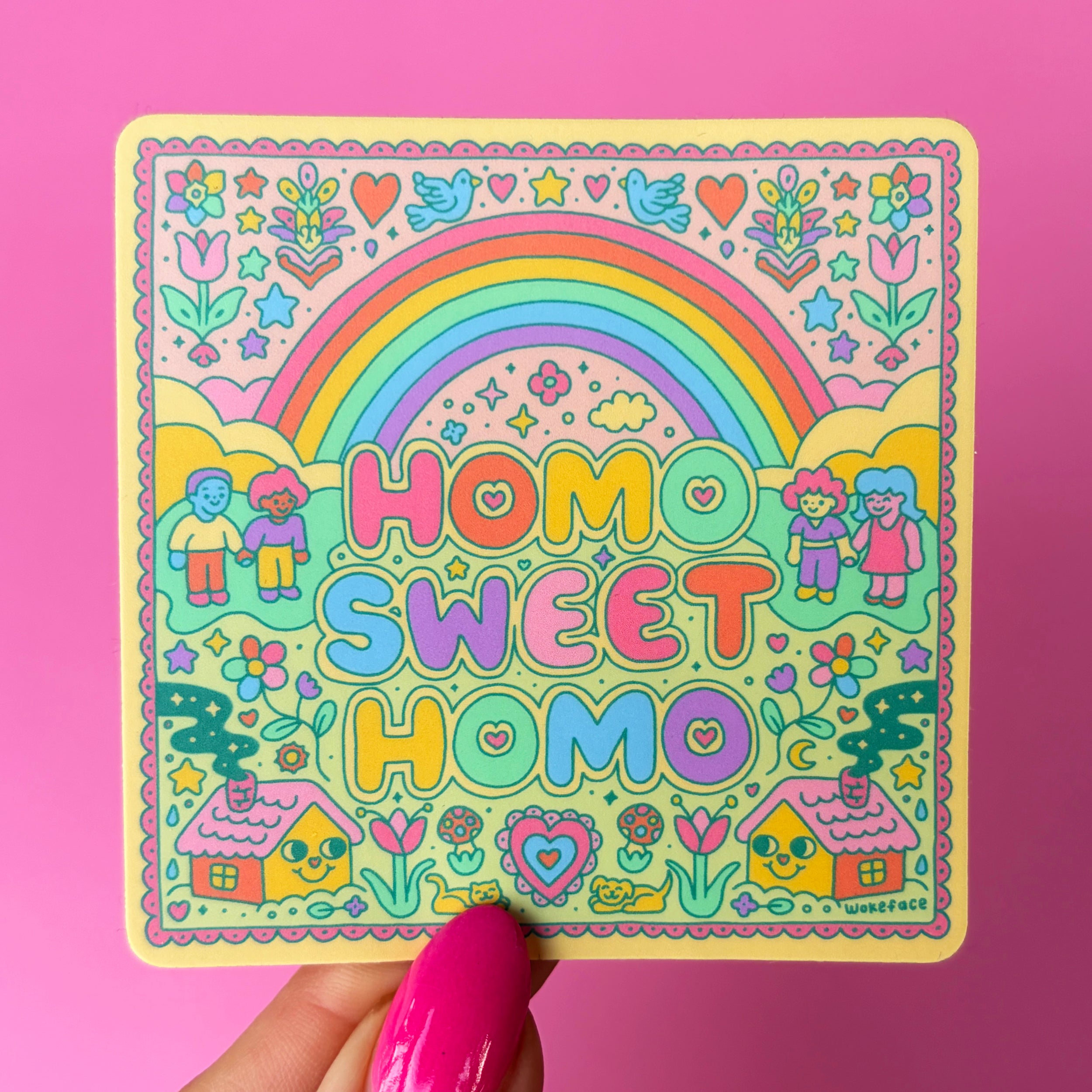 Homo Sweet Homo Sticker