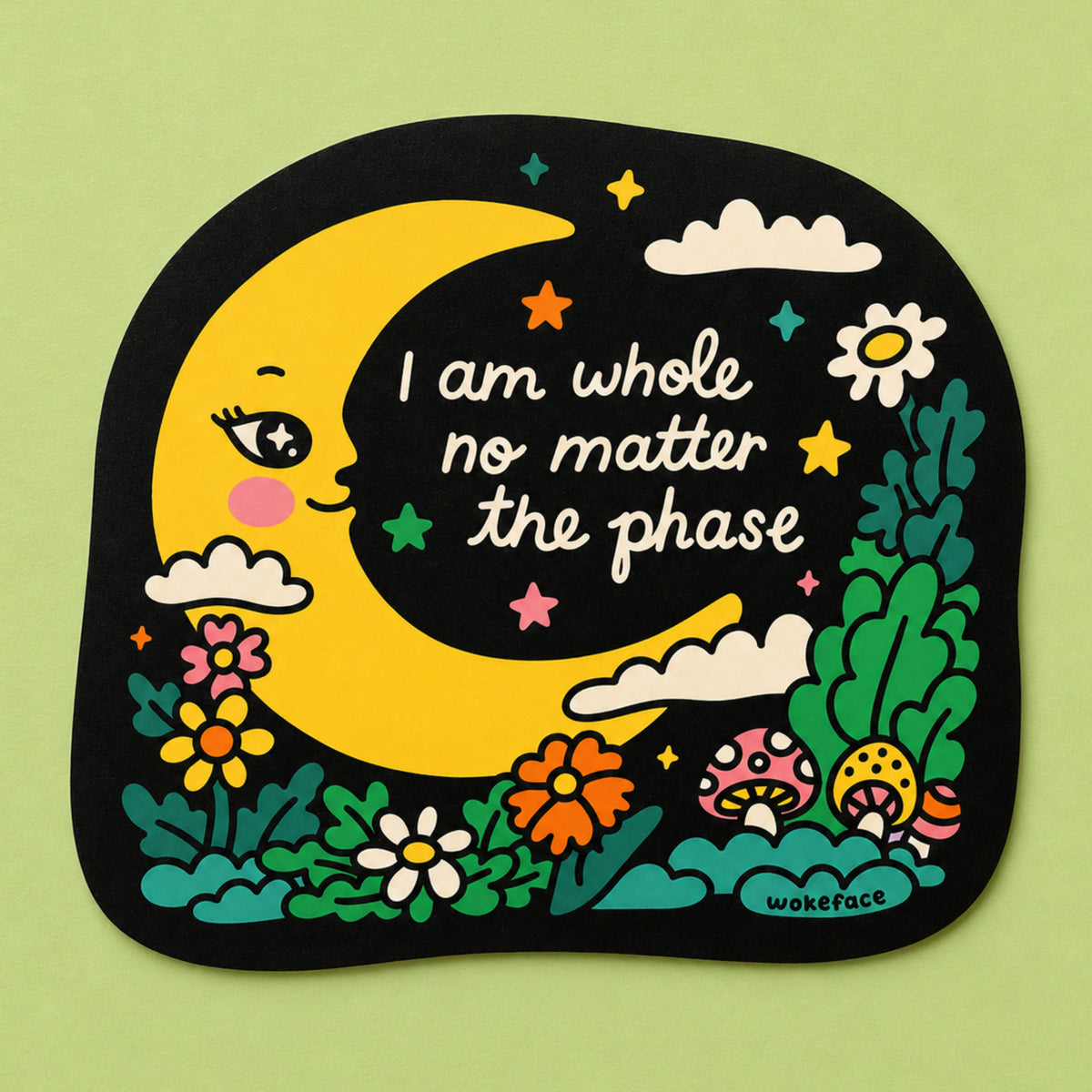 Moon whole no matter the phase sticker