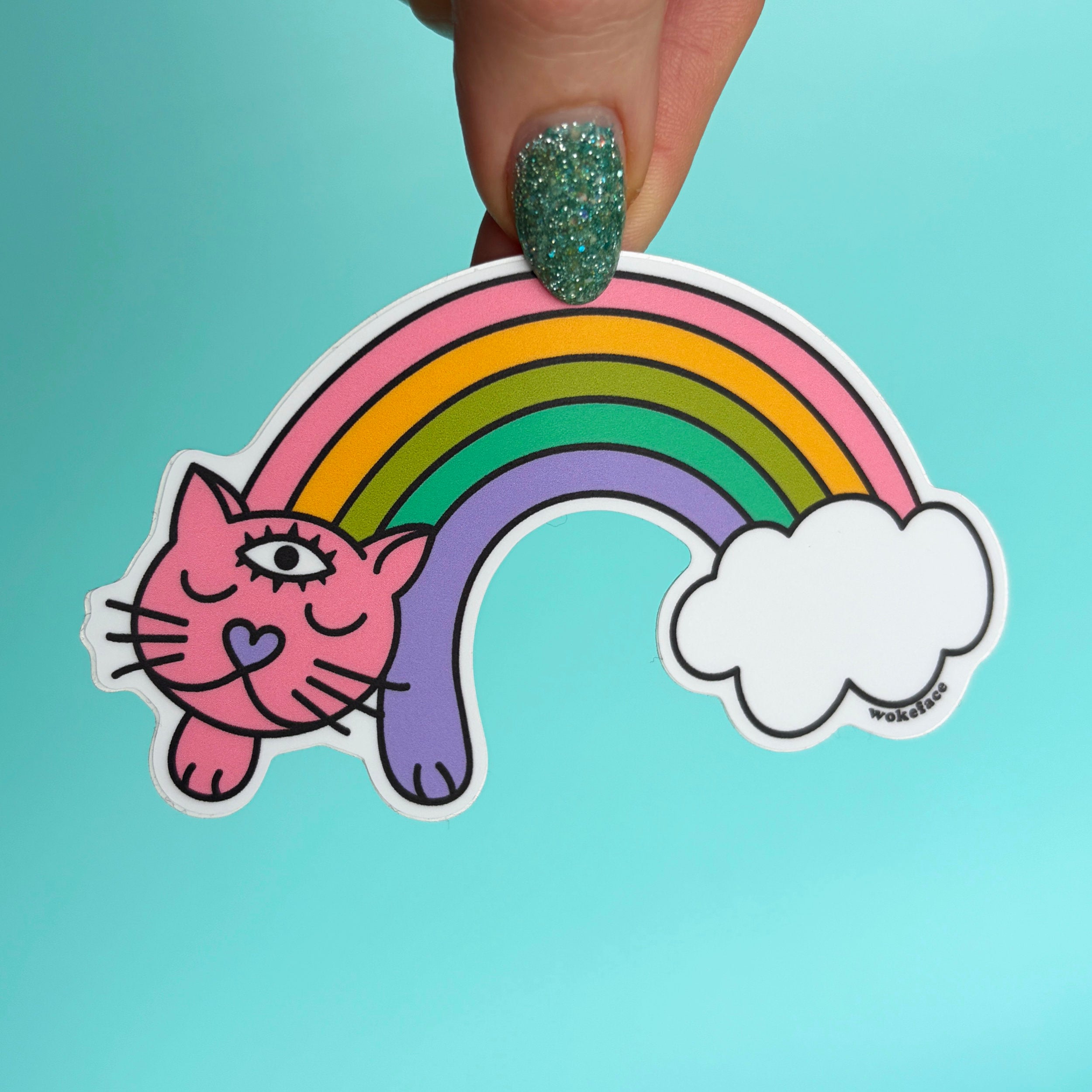 Rainbow Cat Sticker