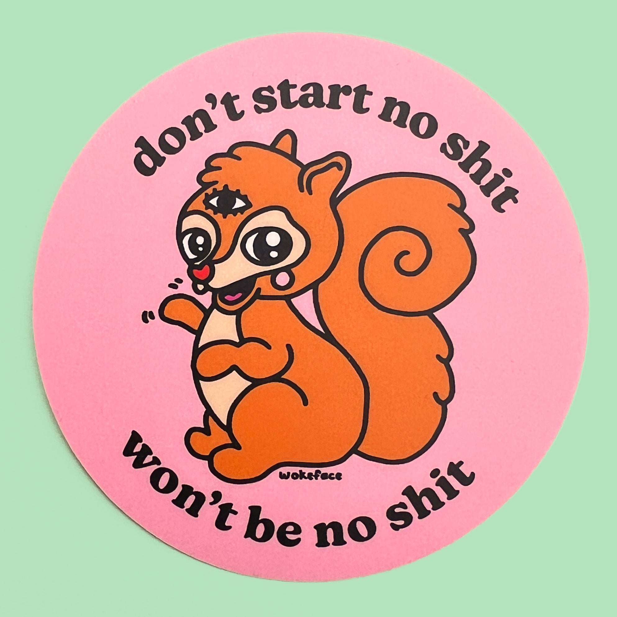 Pegatina "No Shit" de arranque