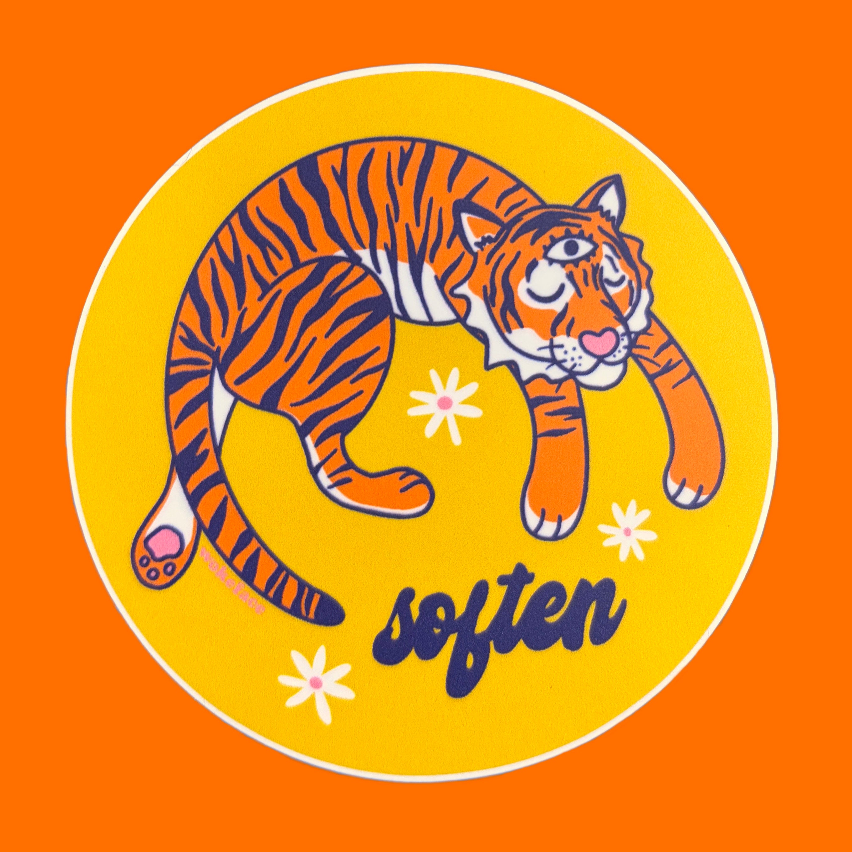 Tiger Soften Sticker