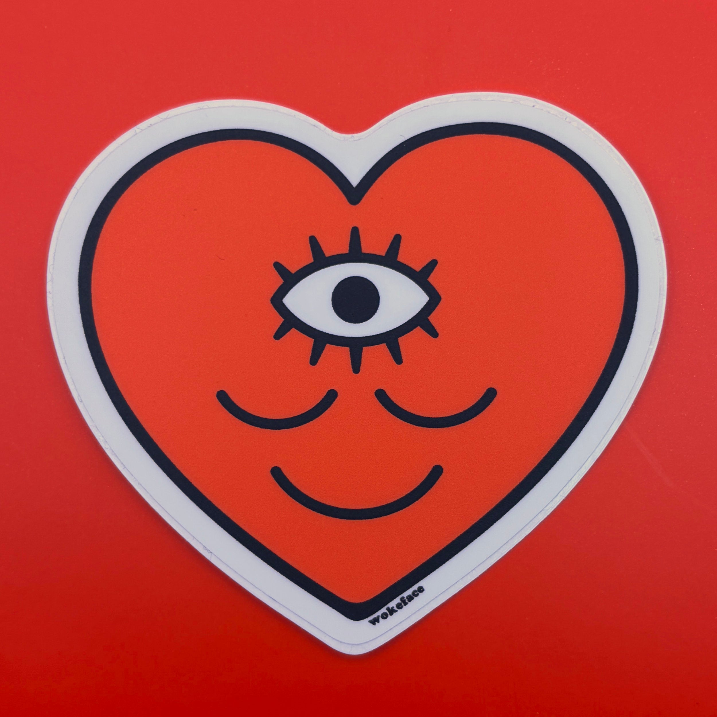 Pegatina de corazón