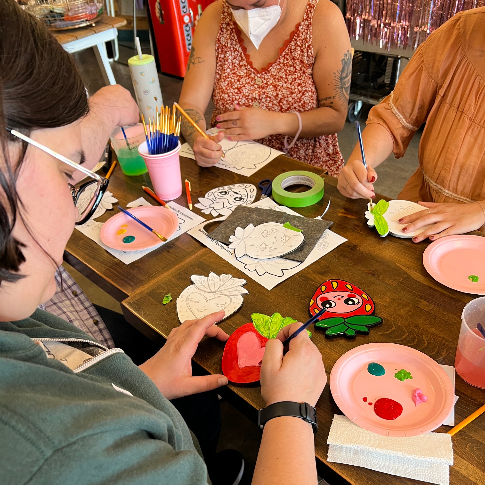 Paint Your Own Strawbebby Friend Workshop