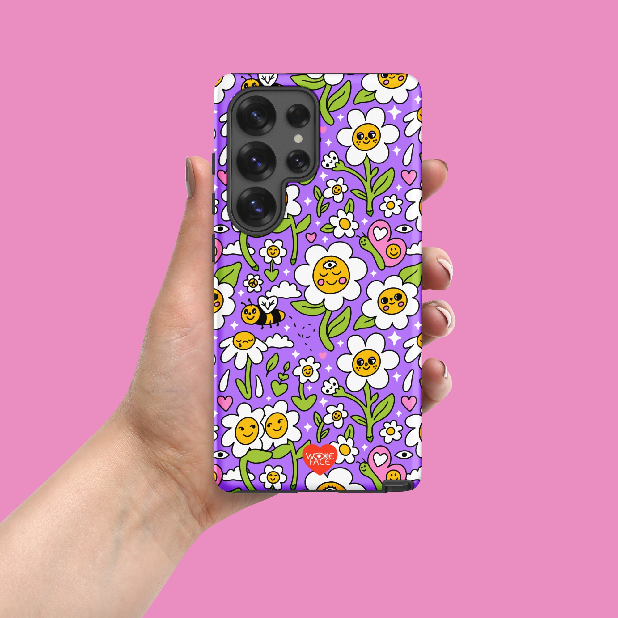 Funda para teléfono Samsung Cosmic Daisies