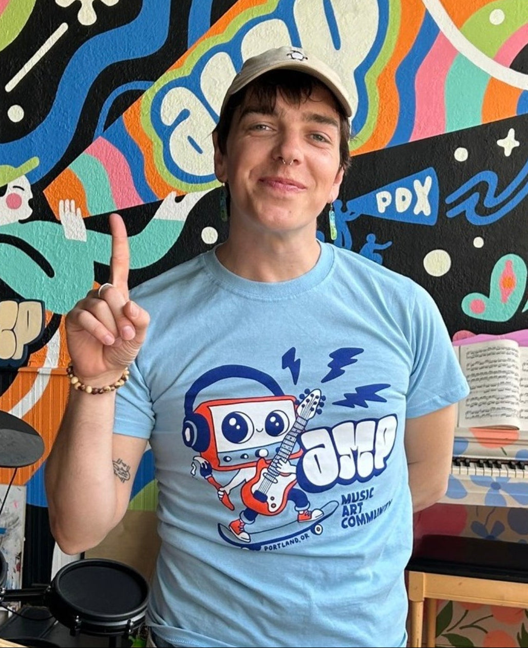 T-Shirt Design for Nonprofit AMP in Portland Oregon
