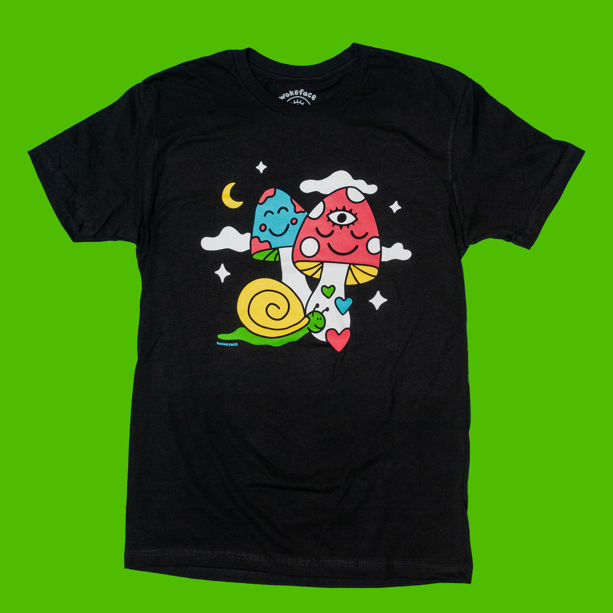 Cosmic Mushrooms T-Shirt – Wokeface