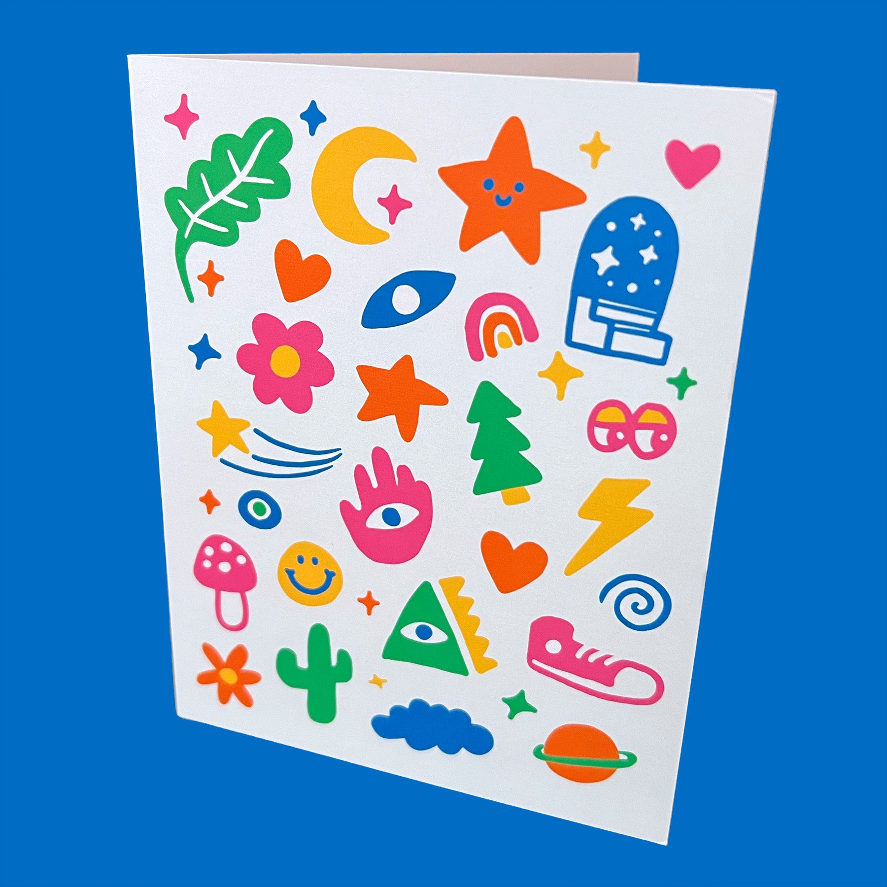Tarjeta de felicitación de símbolos