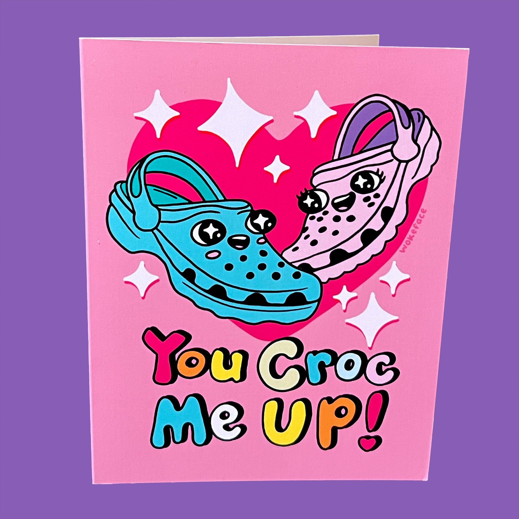 ¡Me haces reír a cocodriladas! Tarjeta de felicitación