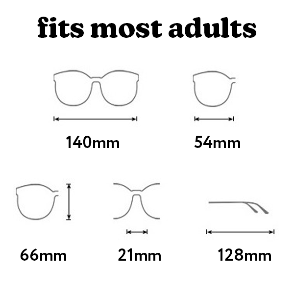 Gafas de sol de corazón