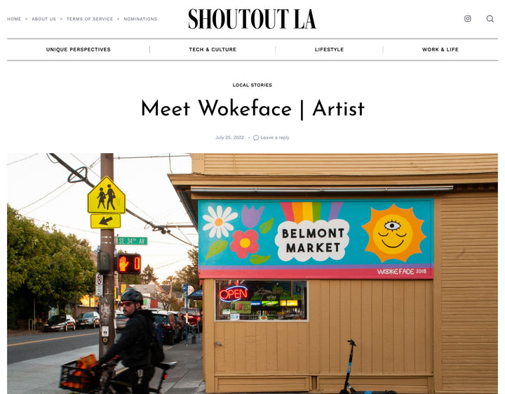 Wokeface Featured in Shoutout LA