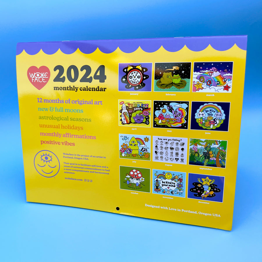 2024 Wokeface Calendar