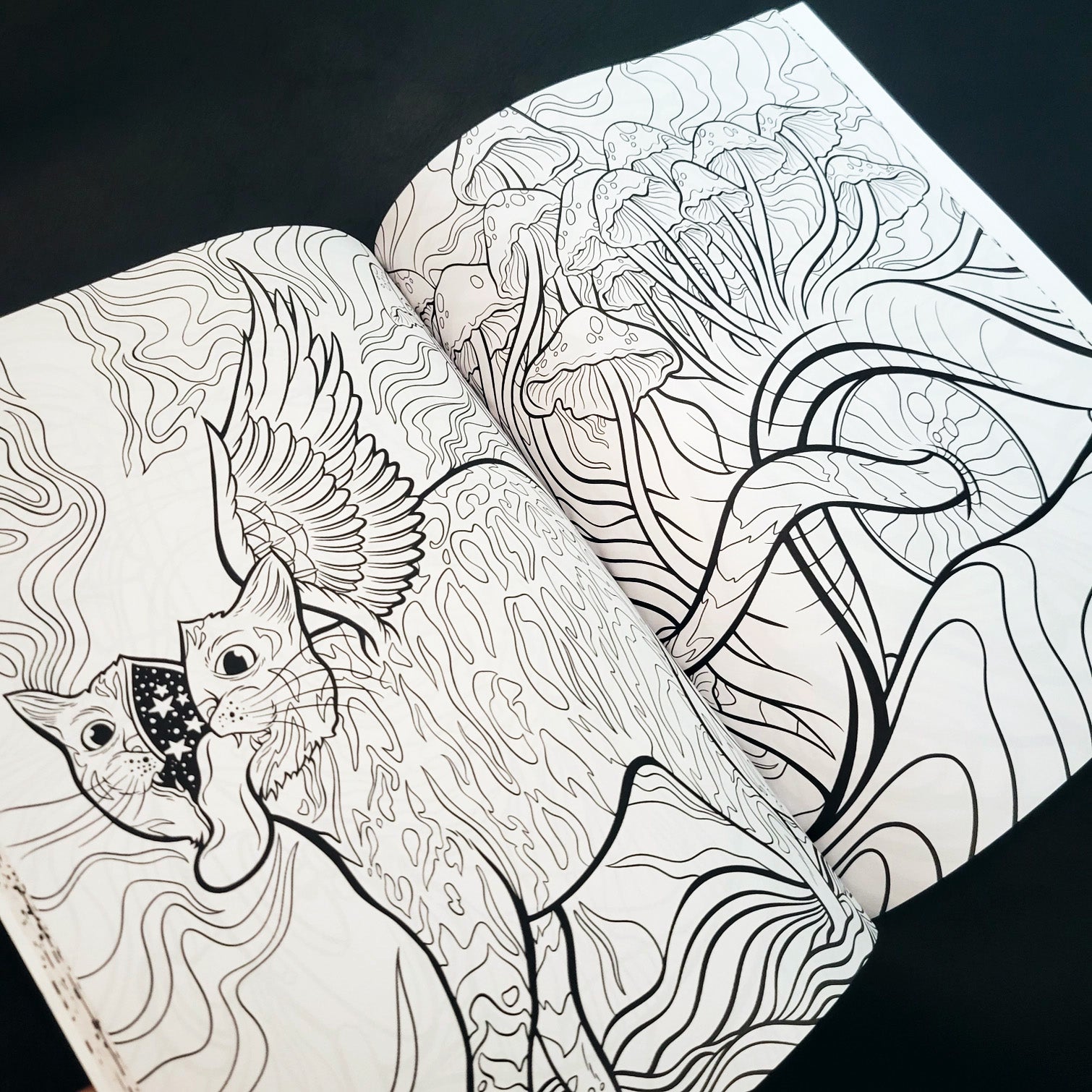 Psychedelicats Coloring Book