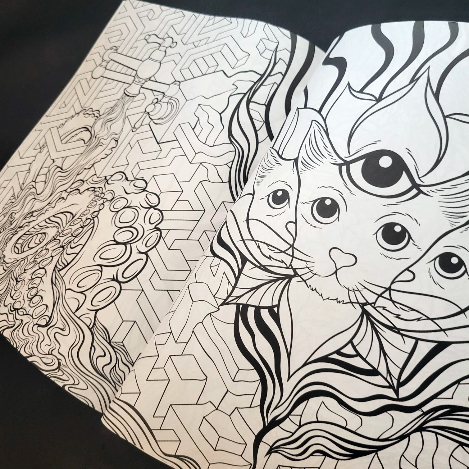 Libro para colorear Psychedelicats