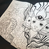 Libro para colorear Psychedelicats