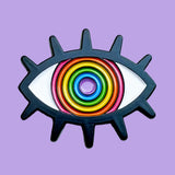 Pin Esmaltado Ojo Arcoíris