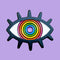 Pin Esmaltado Ojo Arcoíris
