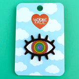 Pin Esmaltado Ojo Arcoíris