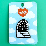 Pin de esmalte de la Escalera al Cosmos