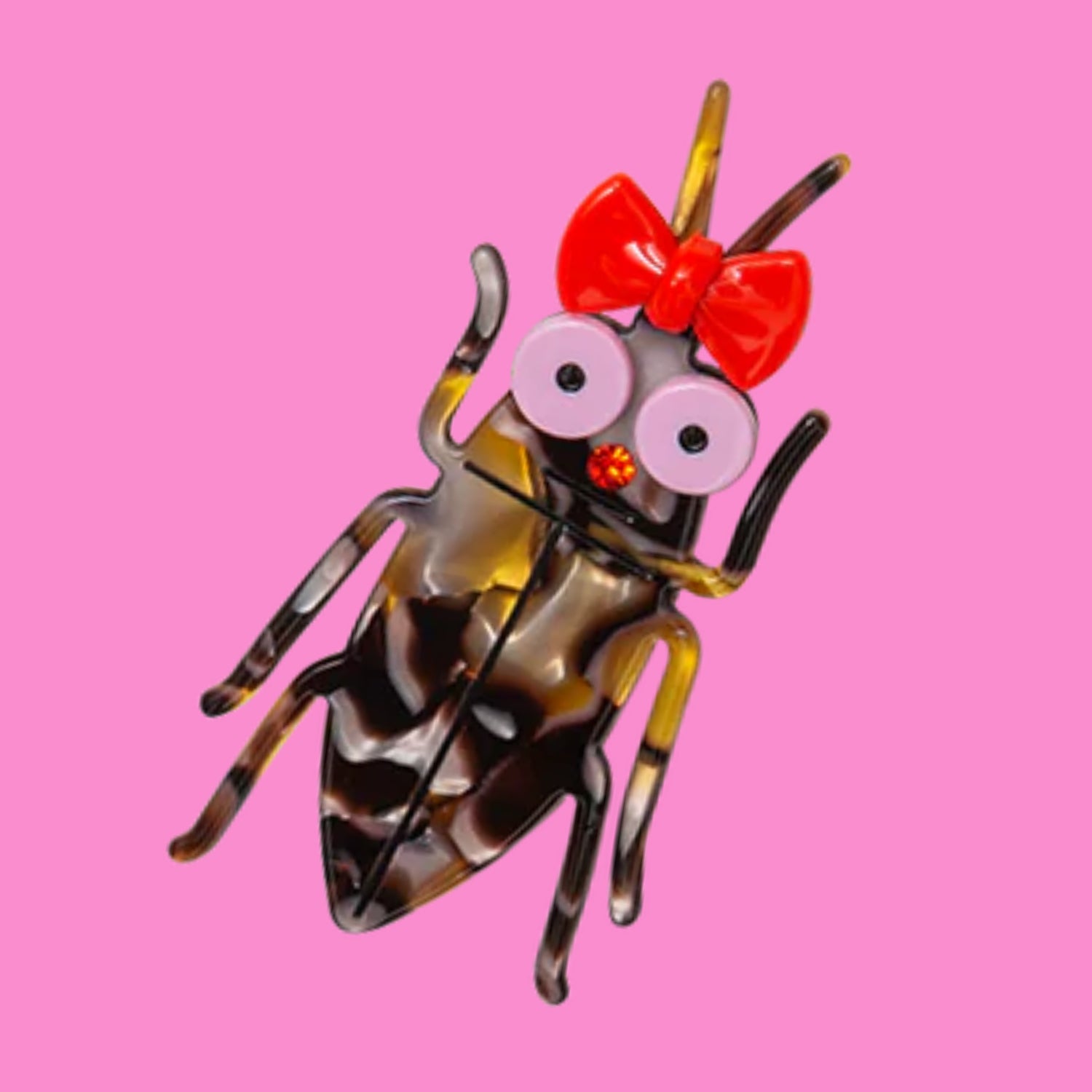 Cucaracha con Lazo para el Pelo