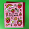 I Love You Berry Much Strawberry Greeting Card