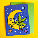 Toke Moon Greeting Card