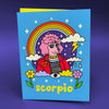 Tarjeta de felicitación del zodíaco Escorpio