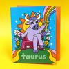 Tarjeta de felicitación de Tauro