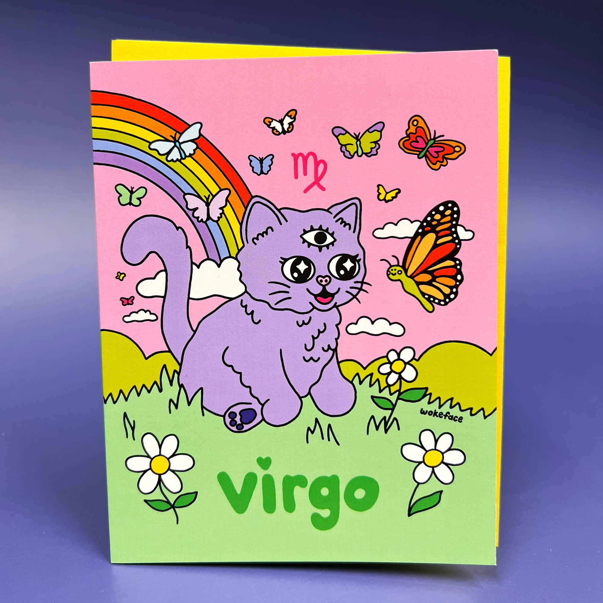 Virgo Zodiac Greeting Card