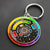 Color Wheel Spinner Keychain