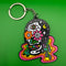 Rainbow Skull Keychain