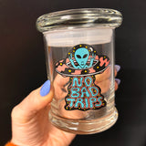 No Bad Trips Pop-Top Stash Jar