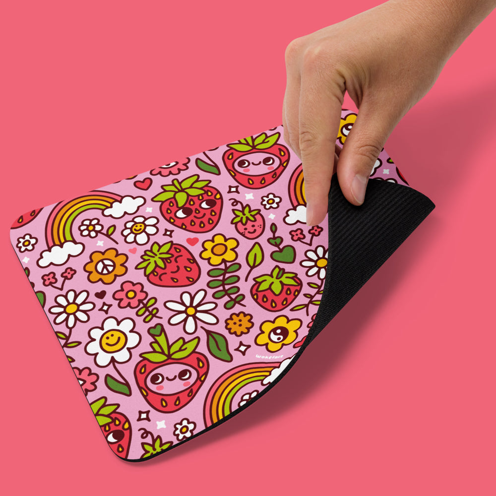 Strawbebby Mouse Pad