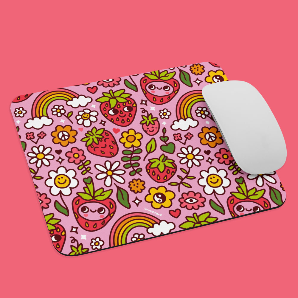 Strawbebby Mouse Pad